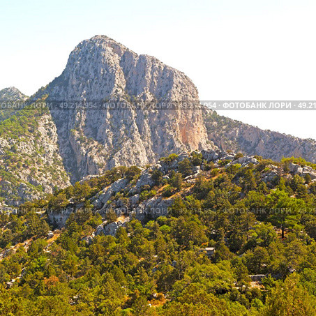  anatolia    from    the hill in asia turkey termessos old architecture and nature . Стоковое фото, агентство Ingram Publishing / Фотобанк Лори
