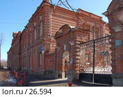 Бывшая гимназия, где учился поэт К.Д. Бальмонт (2007 год). Стоковое фото, фотограф Павел Преснов / Фотобанк Лори