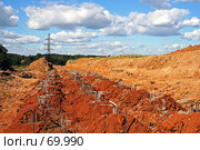 Строительство Митинского метро. Стоковое фото, фотограф Игорь Веснинов / Фотобанк Лори