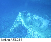 Фрагмент затонувшего корабля. Кораллы. Красное море. Стоковое фото, фотограф Олег Хмельниц / Фотобанк Лори