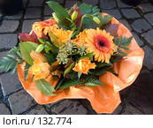 Оранжевый букет. Orange bouquet. Стоковое фото, фотограф Юрий Борисенко / Фотобанк Лори
