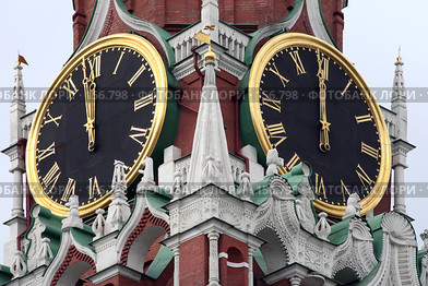 Главные часы страны (2007 год). Стоковое фото, фотограф Parmenov Pavel / Фотобанк Лори
