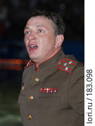 Портрет Марата Башарова в военной форме (2007 год). Редакционное фото, фотограф Артём Анисимов / Фотобанк Лори