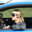 Девушка за рулем автомобиля в солнечных очках и с гарнитурой hands free. Стоковое фото, фотограф Наталья Белотелова / Фотобанк Лори