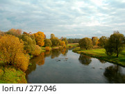 Палитра октября. Река Дубна (2004 год). Стоковое фото, фотограф Ольга Дроздова / Фотобанк Лори