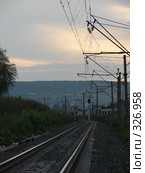 Дорога, уходящая в ночь... Стоковое фото, фотограф Ольга Романенко / Фотобанк Лори