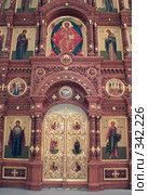 Царские врата Воскресенского собора г. Лух Ивановской обл. (2008 год). Редакционное фото, фотограф Igor Lijashkov / Фотобанк Лори
