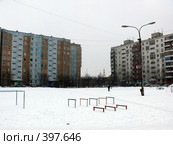 Панельные девятиэтажные дома г. Мурманска (2008 год). Стоковое фото, фотограф Иван Мацкевич / Фотобанк Лори