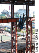 Роупджампинг. Тандем (2008 год). Редакционное фото, фотограф Вадим Билалов / Фотобанк Лори
