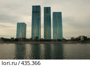 Закат в городе Астана (Казахстан) (2008 год). Стоковое фото, фотограф Никончук Алексей / Фотобанк Лори