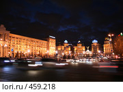 Ночной Киев (Крещатик) (2008 год). Редакционное фото, фотограф Никончук Алексей / Фотобанк Лори