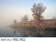 Остров в тумане. Стоковое фото, фотограф Круглов Олег / Фотобанк Лори