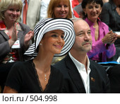 Екатерина Стриженова и Евгений Герасимов (2005 год). Редакционное фото, фотограф Морозова Татьяна / Фотобанк Лори