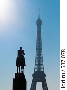 Эйфелева башня (2008 год). Стоковое фото, фотограф Михаил Мандрыгин / Фотобанк Лори