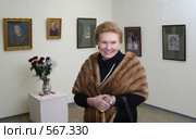 Ольга Николаевна Куликовская-Романова в Балашихе 2005 г. Редакционное фото, фотограф Дмитрий Неумоин / Фотобанк Лори