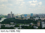 Москва с высоты (2008 год). Стоковое фото, фотограф Дмитрий Тарасов / Фотобанк Лори