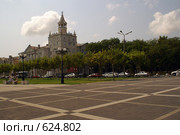 Площадь в Новороссийске (2008 год). Стоковое фото, фотограф Смирнова Лидия / Фотобанк Лори