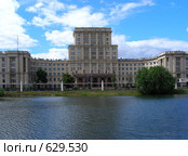 Москва. Вид из Лефортовского парка на институт имени Баумана (2008 год). Стоковое фото, фотограф lana1501 / Фотобанк Лори