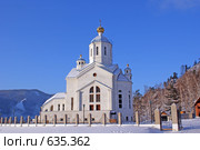 Церковь Святой Евдокии, поселок Сизая, Красноярский край. Стоковое фото, фотограф Игорь Боголюбов / Фотобанк Лори