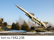 Экспонаты военной техники музея на Соколовой горе города Саратова. Пусковая установка комплекса ПВО (2007 год). Редакционное фото, фотограф Алексей Бок / Фотобанк Лори