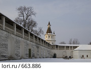 Новый Иерусалим. Фрагмент крепостной стены (2009 год). Стоковое фото, фотограф Елена Прокопова / Фотобанк Лори