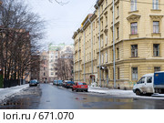 Оттепель. Петроградская сторона. Улица Маркина. Редакционное фото, фотограф Александр Щепин / Фотобанк Лори