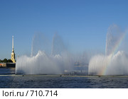 Фонтан на р. Неве (г. Санкт-Петербург) Редакционное фото, фотограф Самохвалов Артем / Фотобанк Лори