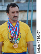 Сергей Леонов, девятикратный чемпион мира по гиревому спорту (2007 год). Редакционное фото, фотограф Александр Подшивалов / Фотобанк Лори