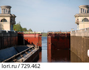 Открытие шлюза. Стоковое фото, фотограф Котенкова Татьяна / Фотобанк Лори