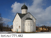 Церковь Спаса на Ильине (XIV в.). Великий Новгород (2009 год). Стоковое фото, фотограф Мария Лобанова / Фотобанк Лори