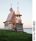Кенозеро. Вершинино. Часовня Святого Николая Угодника. Редакционное фото, фотограф Т. З. / Фотобанк Лори