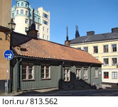 Стокгольм. Дома на Сёдермальме (2009 год). Стоковое фото, фотограф Наталья Лукина / Фотобанк Лори