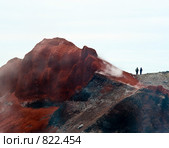 Камчатка. На вершине Авачинского вулкана (2007 год). Стоковое фото, фотограф Николай Коржов / Фотобанк Лори