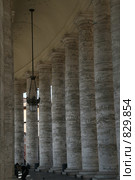 Колоннада Бернини, Рим, Ватикан (2009 год). Стоковое фото, фотограф Маргарита Герм / Фотобанк Лори