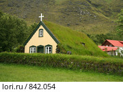 Торфяная церковь, Исландия (2006 год). Стоковое фото, фотограф Татьяна Цибушок / Фотобанк Лори