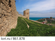 Генуэзская крепость Каффа (XIV в.). Феодосия. Крым (2009 год). Стоковое фото, фотограф Роман Рожков / Фотобанк Лори