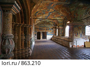 Ярославль. Церковь Илии Пророка. Фрески (2008 год). Редакционное фото, фотограф Julia Nelson / Фотобанк Лори