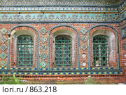 Ярославль. Церковь Николы Мокрого. Фрагмент декора (2008 год). Стоковое фото, фотограф Julia Nelson / Фотобанк Лори