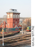 Станция "Подмосковная" (ныне - локомотивное депо) (2009 год). Редакционное фото, фотограф Павел Гаврилов / Фотобанк Лори