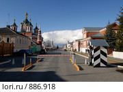 Коломна, ул. Лажечникова (2009 год). Стоковое фото, фотограф Лев Бирюков / Фотобанк Лори