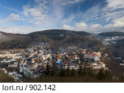 Карловы Вары. Панорама (2009 год). Стоковое фото, фотограф Марченко Дмитрий / Фотобанк Лори