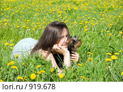 Портрет девушки. Стоковое фото, фотограф Ирина Игумнова / Фотобанк Лори