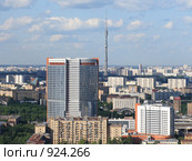 Москва с высоты птичьего полёта (2009 год). Стоковое фото, фотограф Андрей Лавренов / Фотобанк Лори