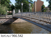 Санкт-Петербург. Львиный мост (2009 год). Стоковое фото, фотограф Румянцева Наталия / Фотобанк Лори