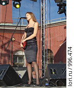 Татьяна Зыкина. Выступление на фестивале Summertime-2009. Редакционное фото, фотограф Наталья Лукина / Фотобанк Лори