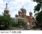 Казачья станица Нижнекундрюченская, Христо-Воздвиженский храм (2008 год). Стоковое фото, фотограф Александр Тихонов / Фотобанк Лори