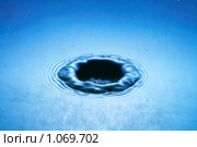 Падение капли воды. Стоковое фото, фотограф Константин Тавров / Фотобанк Лори