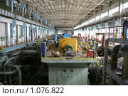 Турбинный цех Василеостровской ТЭЦ-7 в Санкт-Петербурге (2009 год). Редакционное фото, фотограф Александр Секретарев / Фотобанк Лори