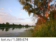 Восход на реке. Стоковое фото, фотограф Наталья Волкова / Фотобанк Лори
