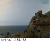 Замок на скале. Судак, Крым. Стоковое фото, фотограф Толоконов Дмитрий Львович / Фотобанк Лори